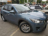 Дефлектори вікон (вітровики) Mazda CX-5 2011-2016 (HIC/Тайван), фото 3
