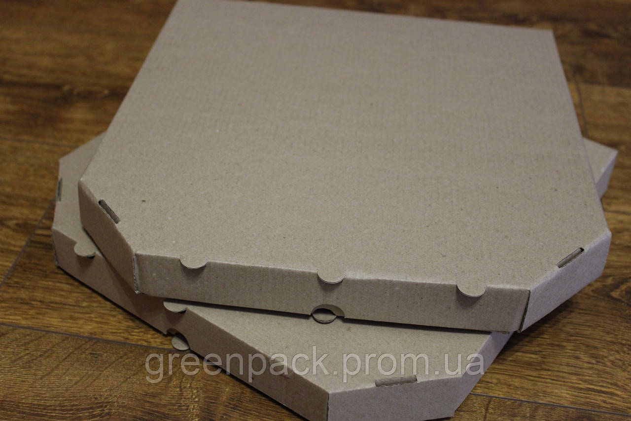Коробка для пиццы 320х320х35 (уп.100 шт) - фото 1 - id-p1330134932