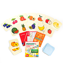 ФРУКТИ - Розвивальна настільна гра для дітей від 1 року