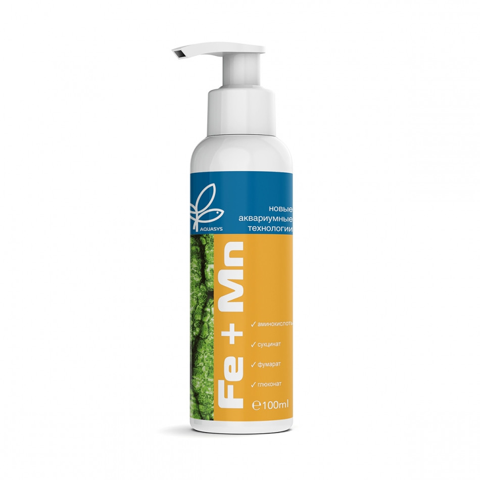 Добриво для акваріумних рослин AquaSys Fe+Mn 150 ml, на 10000 л.