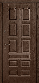 Двері вхідні металеві для квартири Магда 305/2 дуб золотий