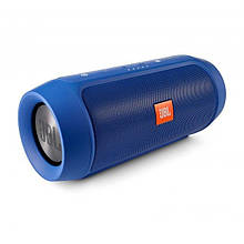 Бездротова портативна Bluetooth колонка JBL Charge 2+ із захистом від вологи та пилу blue