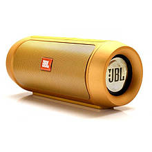 Бездротова портативна Bluetooth колонка JBL Charge 2+ з захистом від вологи і пилу yellow