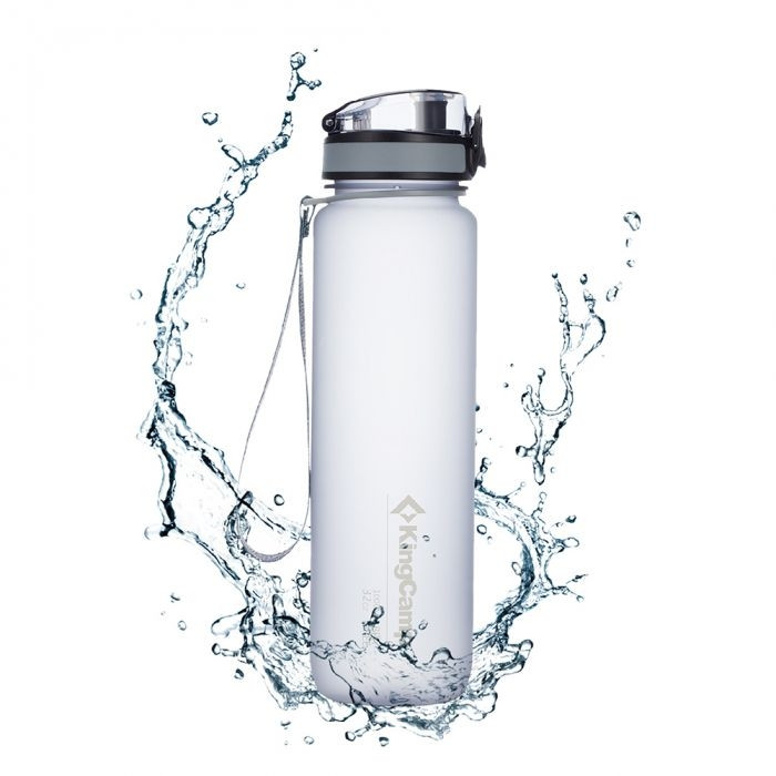 Пляшка для води KingCamp Tritan Bottle 1000ML (MEDIUM GRAY)
