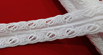 Прошва біла 35 мм двостороння