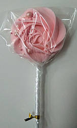 Кондитерська прикраса "Безе" на палочці d60 (Рожеве)