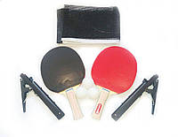 Набор для настольного тенниса с сеткой (2 ракетки, 3 шарика, сетка, чехол) Sprinter