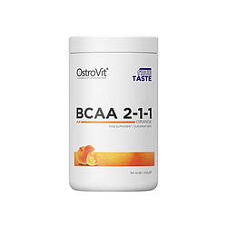 Амінокислоти BCAA 2-1-1 Ostrovit 400г апельсин