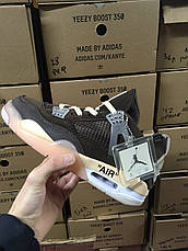 Чоловічі кросівки Off White x Air Jordan 4 Brown Beige CV7388-100, фото 3