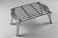 Решітка гриль Reckless для барбекю і мангала з нержавіючої сталі 1.5 мм зі зйомними ніжками 360 x250 x180 мм.