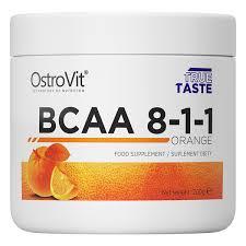 Амінокислоти BCAA 8-1-1 Ostrovit 200г апельсин