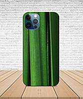 Матовый Чехол iPhone 12 PRO Зелень листва с принтом