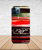 Матовый Чехол iPhone 12 PRO Ford Mustang с принтом