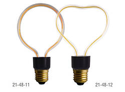 LED лампа филамен VELMAX V Filament Amber-ST64 6W E27 2500K 600LM