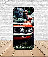 Матовый Чехол iPhone 12 PRO Ford Mustang с принтом