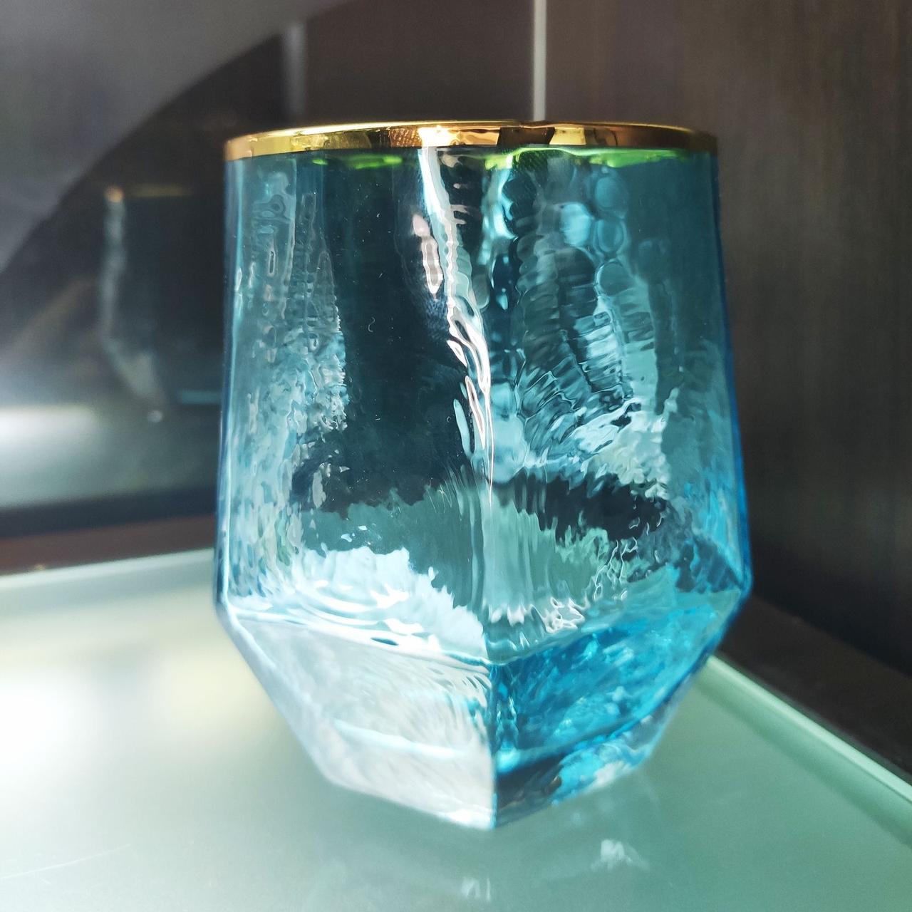 Стакан для віскі і води DS Turquoise 450 мл Бірюзовий 1 шт, фото 1