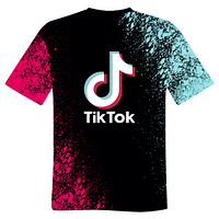 Футболка 3D з принтом "Tik Tok"