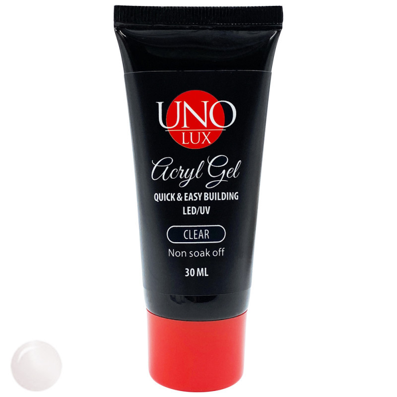 Полігель (акригель) UNO LUX CLEAR, 30 мл