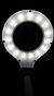 ZD-137 LED Лупа-лампа з підсвічуванням, настільна, кругла, 3X, 12X, 12W, діаметр лінзи 110мм, біла Zhongdi, лінза скло, фото 6