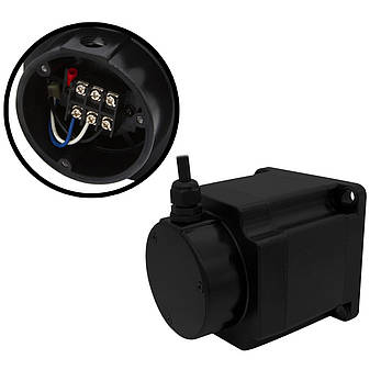 Двигун кроковий трифазний 110BYG350А-19 (NEMA 43, 8.0 Нм, 4.3 А, 1.2°), фото 3