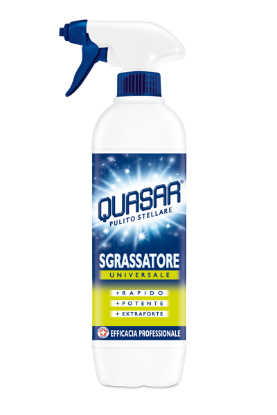 Універсальний очисний засіб QUASAR SGRASSATORE знежирювач із розпилювачем 650 мл