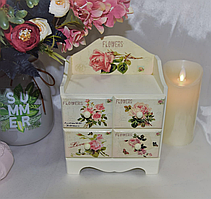 🔥Скринька комод для прикрас Троянда, стильна, гарна