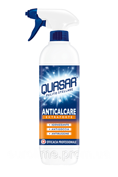 Засіб для догляду за ванною кімнатою QUASAR ANTICALCARE проти нальоту з розпилювачем 650 мл