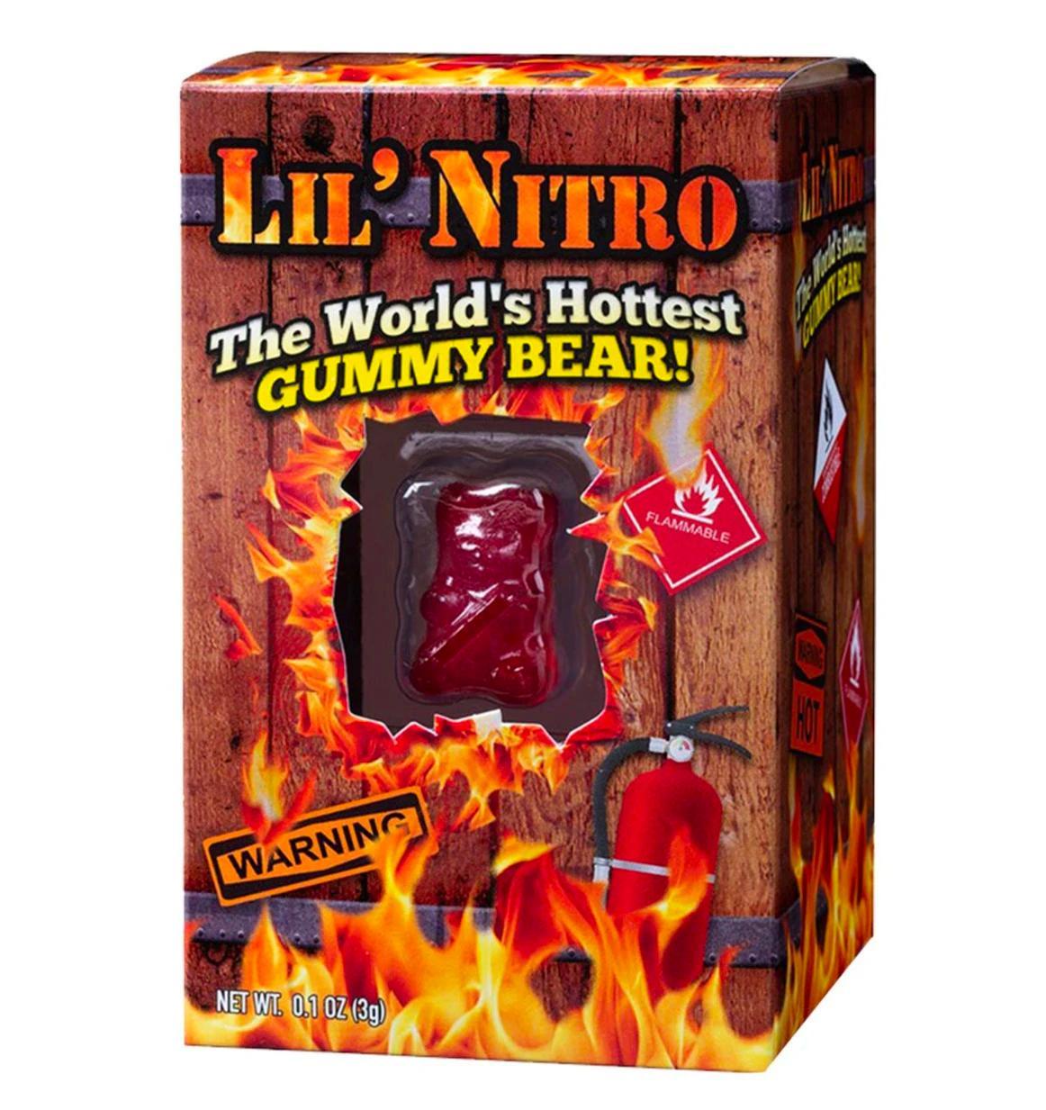 Гострий ведмедик Lil Nitro: The world's Hottest Gummy Bear 3g