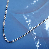Срібний ланцюжок Якірний, 500мм, 9 грамів, фото 2