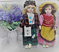 Лялька порцелянова сувенірна Porcelain dolls 32 см