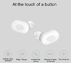 Навушники Xiaomi Redmi Airdots+ TWS black, фото 3