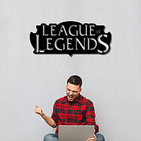 Настінна абстракція з дерева на тему відеоігор «League of Legends»