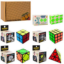 Дитяча розвиваюча гра Кубик Рубіка Qi Yi Toys. Кольорова логічна головоломка для дітей від 3 років