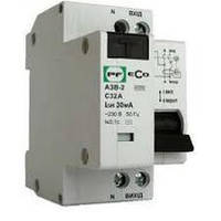 Автоматичний вимикач захисного відключення ECO АЗВ-2 C16A/0,03