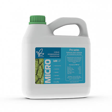 Добриво для акваріумних рослин AquaSys Micro kH <4 2900 ml, на 102000 л., фото 1