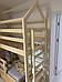 Ліжко двоповерхове дерев'яне трансформер Дом4, фото 7