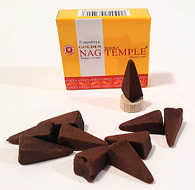 Ароматичні пахощі конуси Golden nag Temple VijayShree