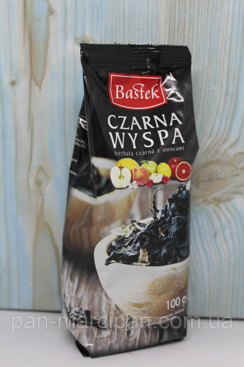 Чай чорний з фруктами Bastek Czarna Wyspa 100 г Польща, фото 1