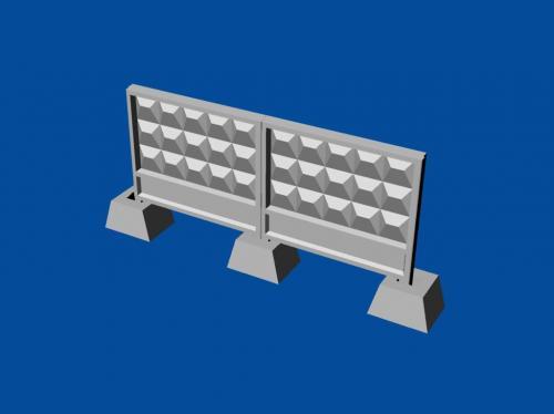 Набір радянських бетонних загороджень тип З-3. 1/144 METALLIC DETAILS MDR14403