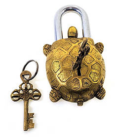 Тибетська бронзовий замок "Черепаха"