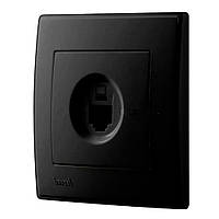 Вимикач одноклавішний IP54 ФОРС IEK, накладний монтаж, зовнішній, пиловологозахищений, вуличний