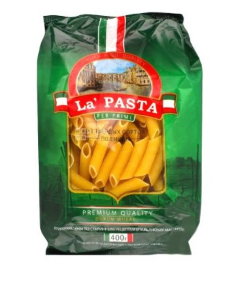 La Pasta, 400 Г, Макароны Ла Паста, Перья — Купить Недорого на Bigl.ua ...