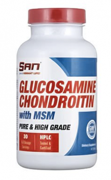 Глюкозамін хондроїтин МСМ - SAN Glucosamine & Chondroitin with MSM /90 tablets