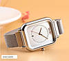 Жіночий класичний наручний годинник Skmei 9207 сріблястий з білим, фото 3