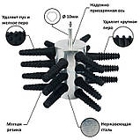 Насадка на дриль для зняття пір’я птиці - качок, гусей, індиків, курей, бройлерів (Нержавійка) +рекомендації, фото 2