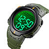 Чоловічі спортивні годинник Skmei 1560 Зелені, фото 2