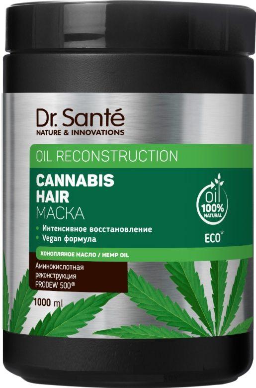 Маска. Інтенсивне відновлення волосся 1000 мл Dr.Sante Cannabis Hair
