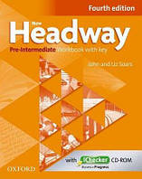 New Headway 4th Ed Pre-intermediate: Workbook with Key & iChecker CD Pack