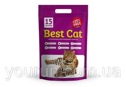 Наповнювач силикагелевый Best Cat Purple Lawender, 7.2 л
