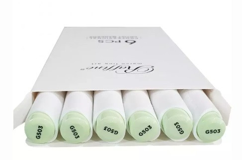 Скетч-маркер двосторонній Marco Raffine 7800-6CB/503G Pale green (уп 6)
